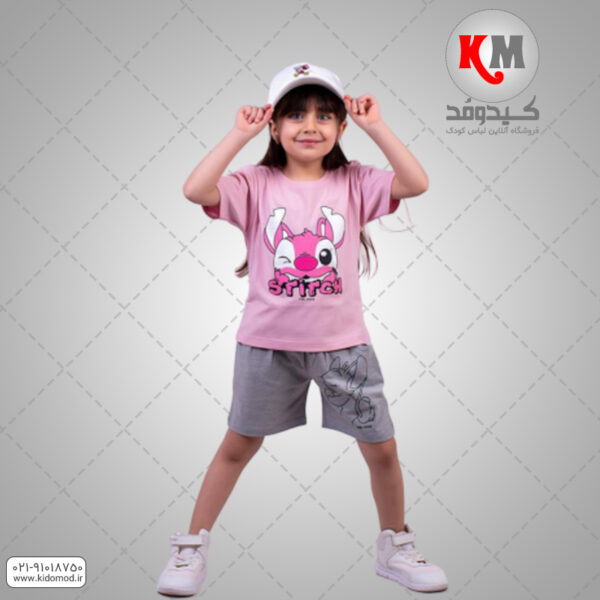 تیشرت شلوارک بچگانه دخترانه