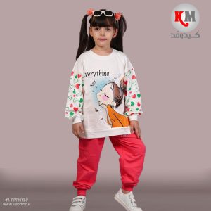 بلوز شلوار دخترانه طرح Everything