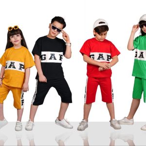 تیشرت شلوارک اسپرت طرح GAP