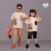 تیشرت شلوارک اسپرت طرح NiceBear