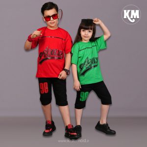 تیشرت شلوارک اسپرت طرح 98