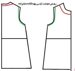 روش دوخت لباس بچه گانه دخترانه